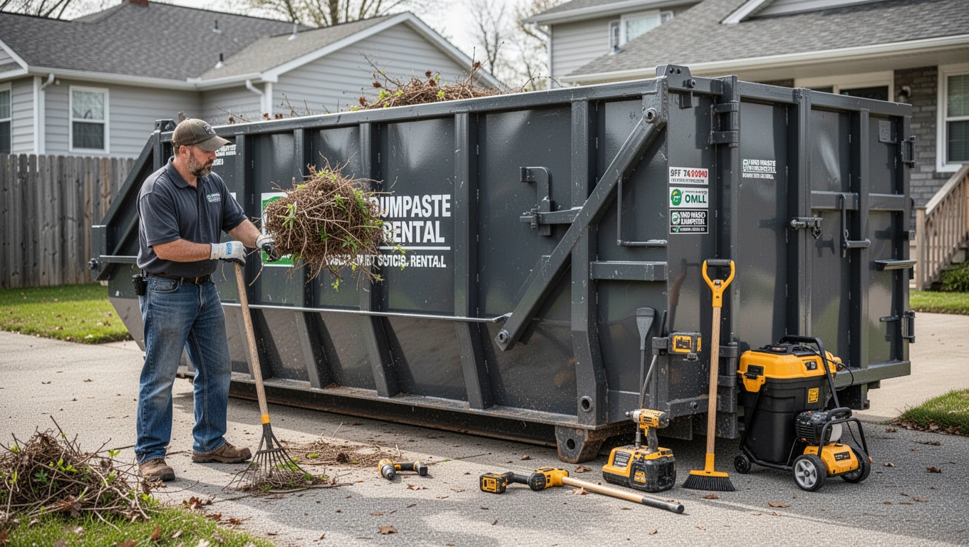 Yard Waste Dumpster Rental