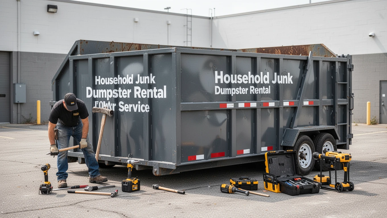 Household Junk Dumpster Rental
