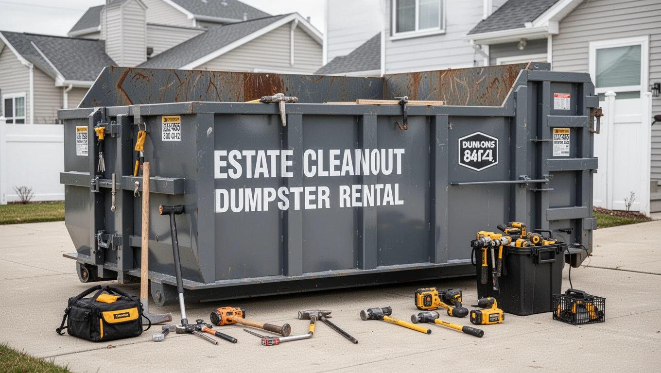 Estate Cleanout Dumpster Rental